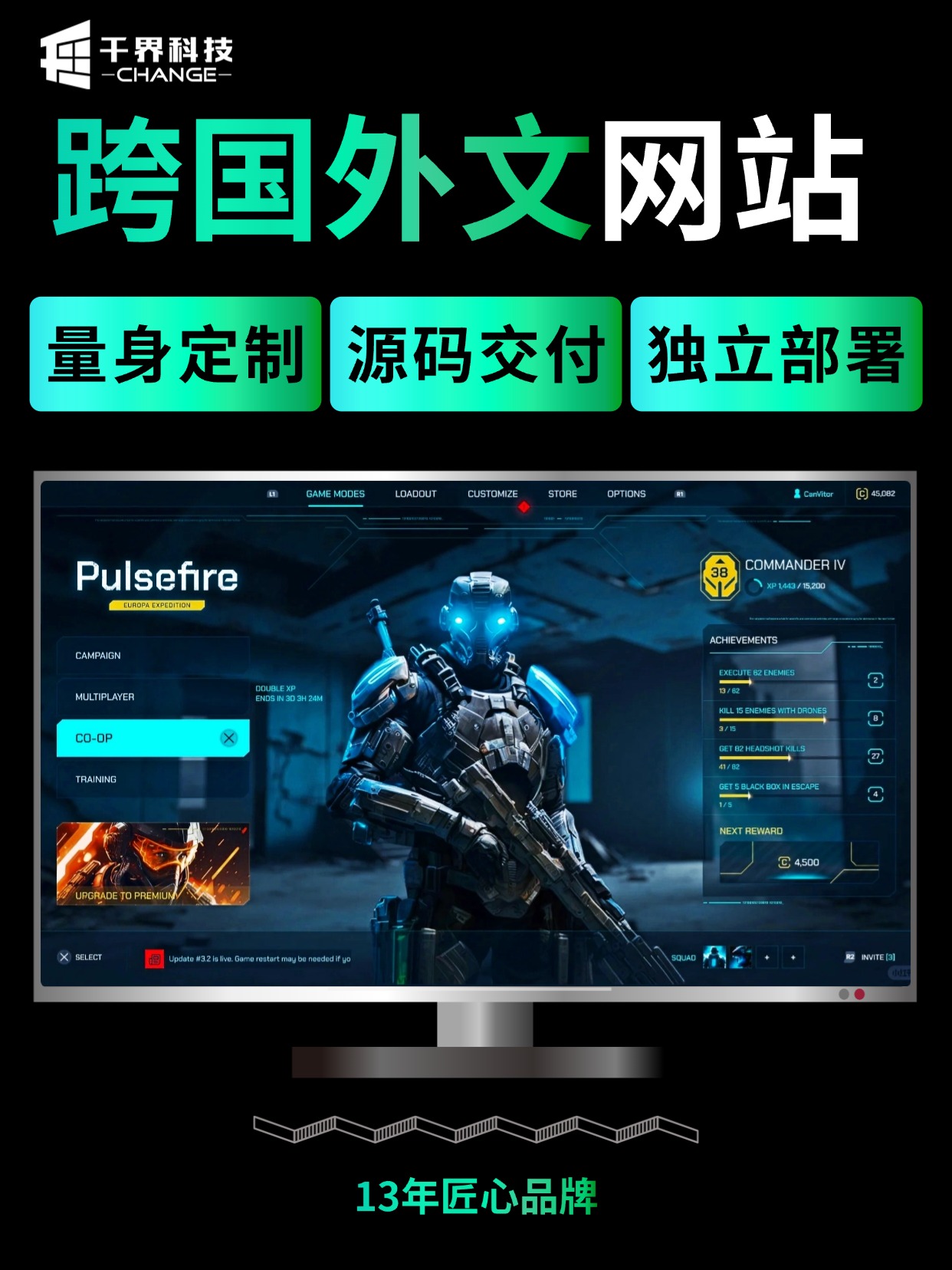 跨国外文网站 &middot; 多语言全球站
