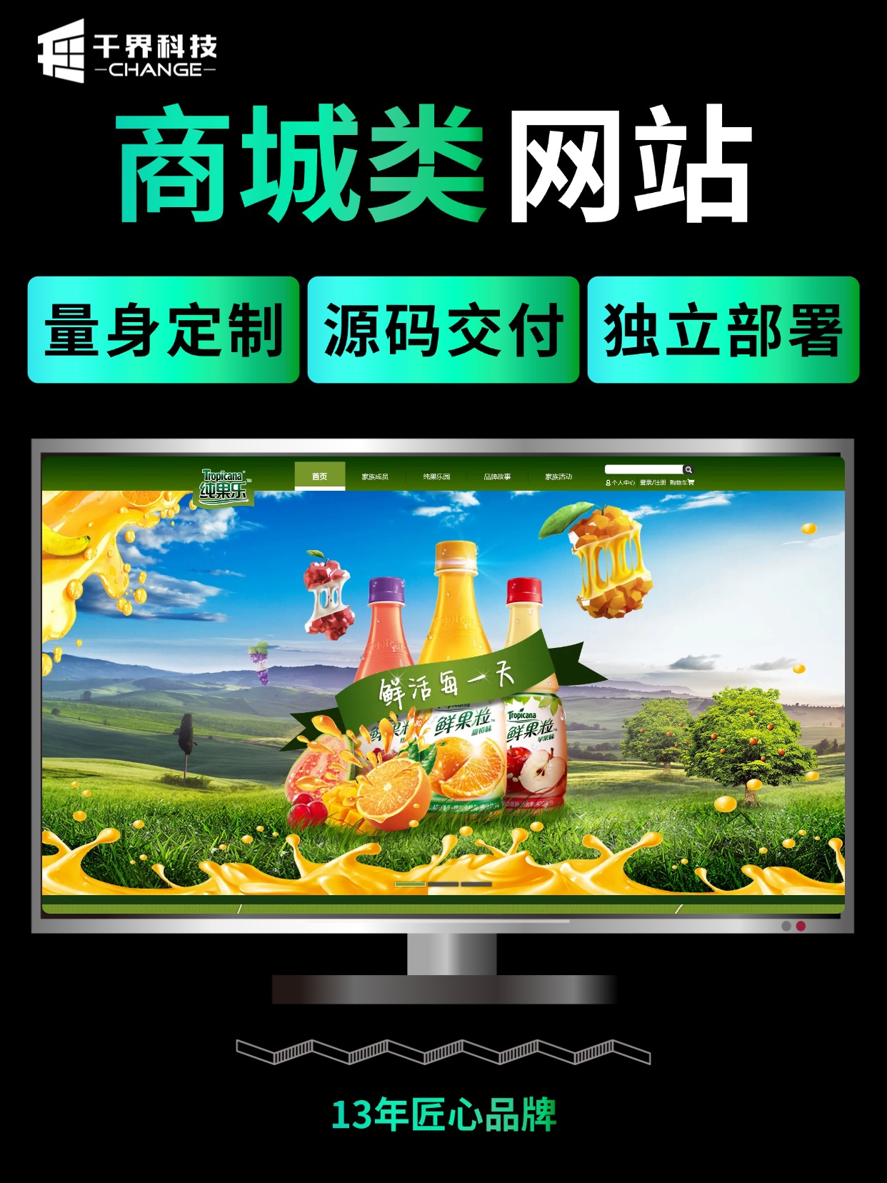商城类网站 &middot; 品牌电商展示站