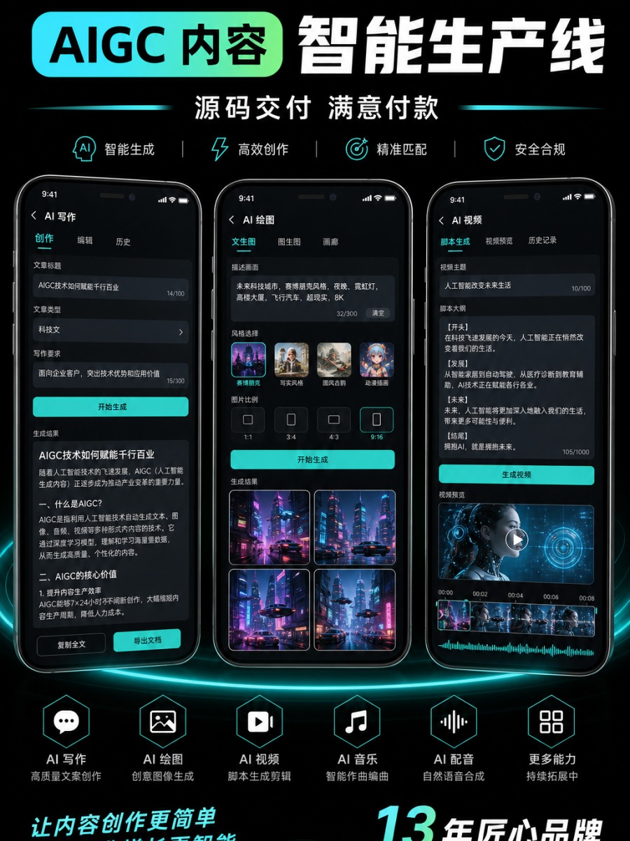 AIGC 内容智能生产线
