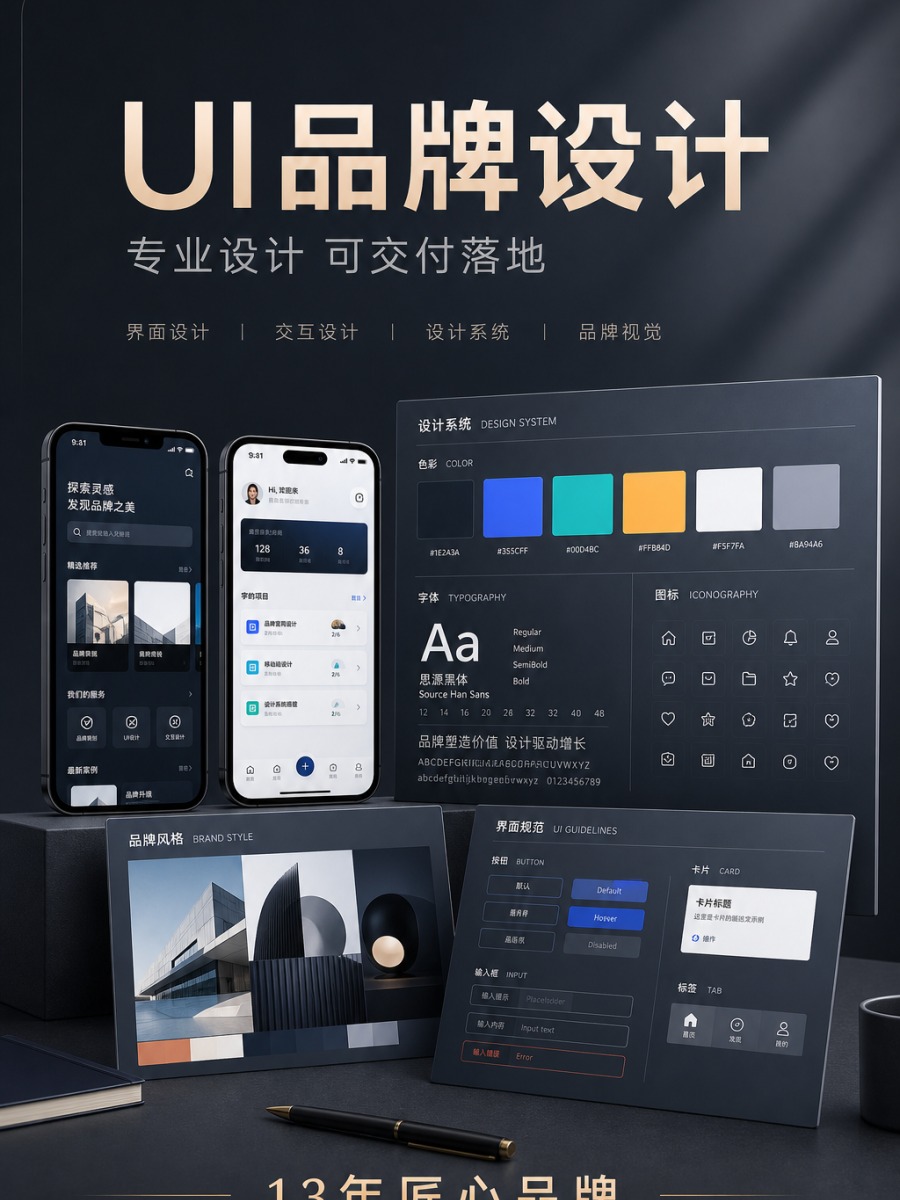 UI / 品牌设计 &middot; 界面设计 / 视觉体系