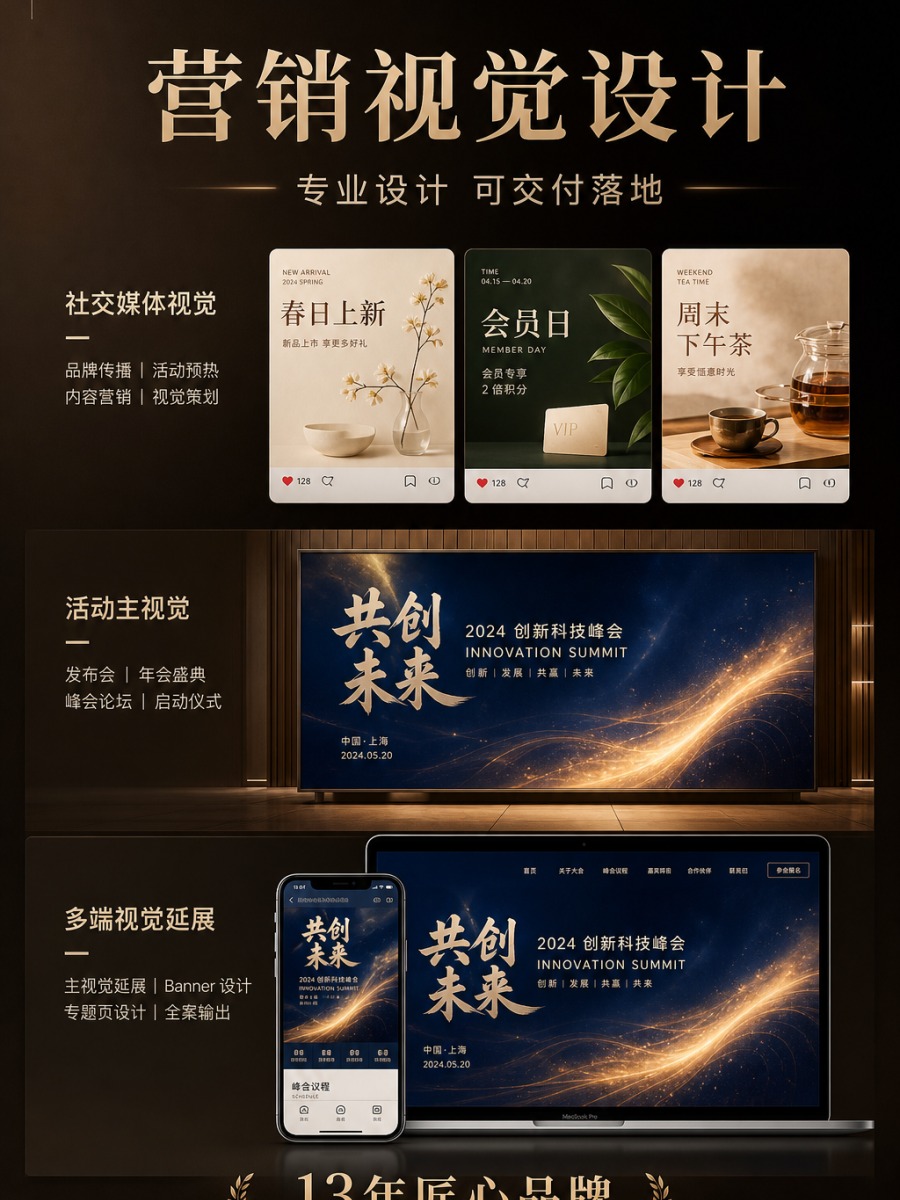 营销视觉设计 &middot; KV 与传播物料