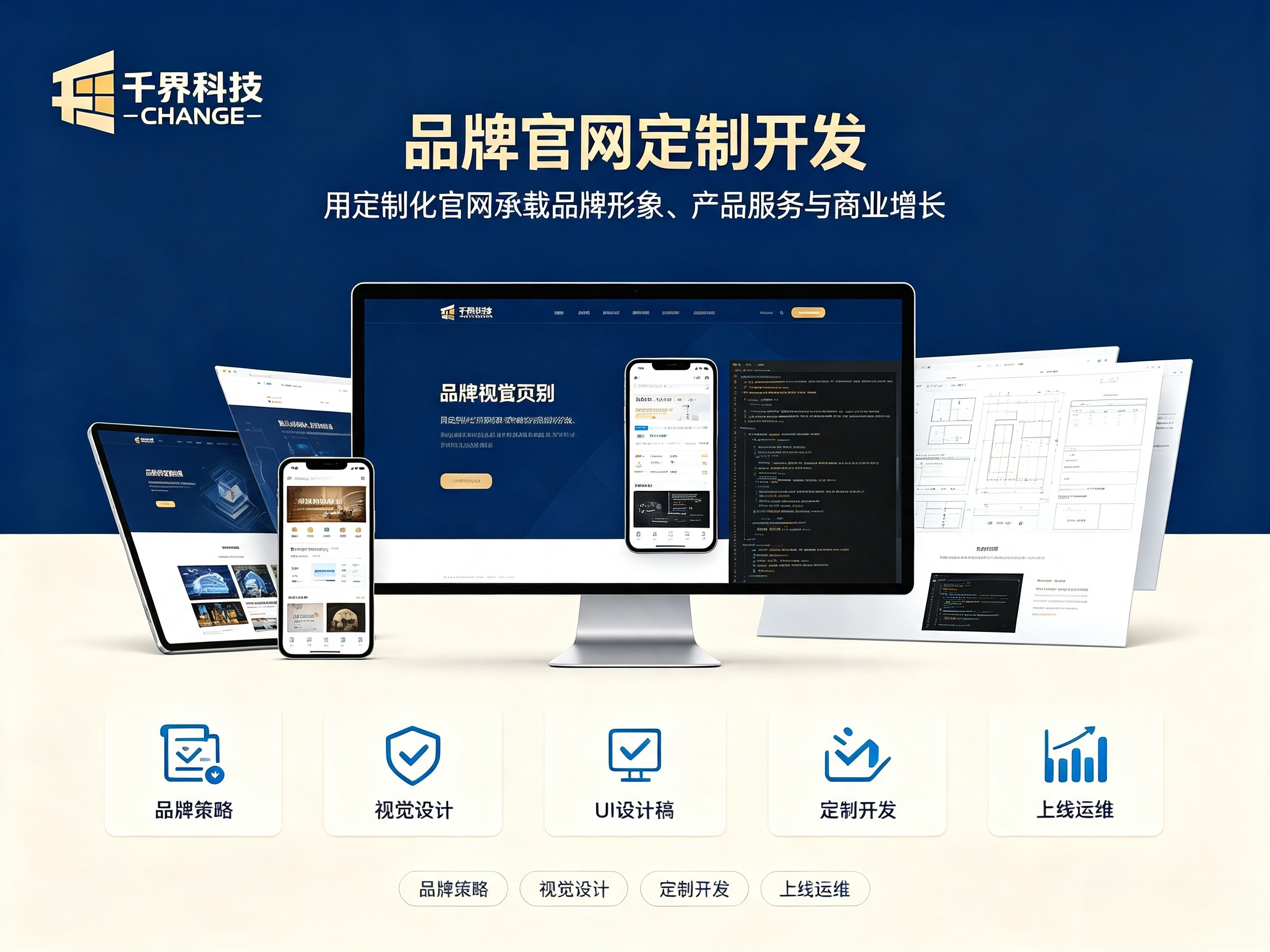 模板建站非万能，中大型企业优先考虑定制开发 | 千界科技