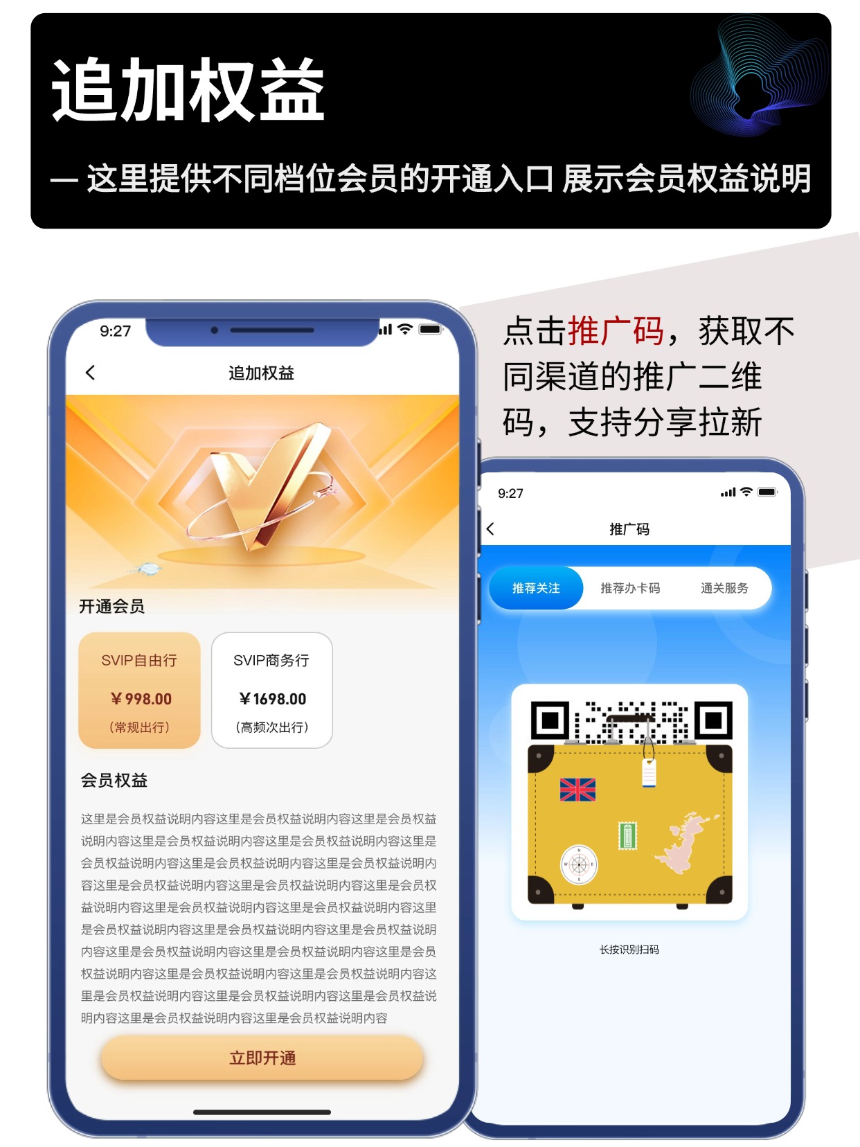 追加权益