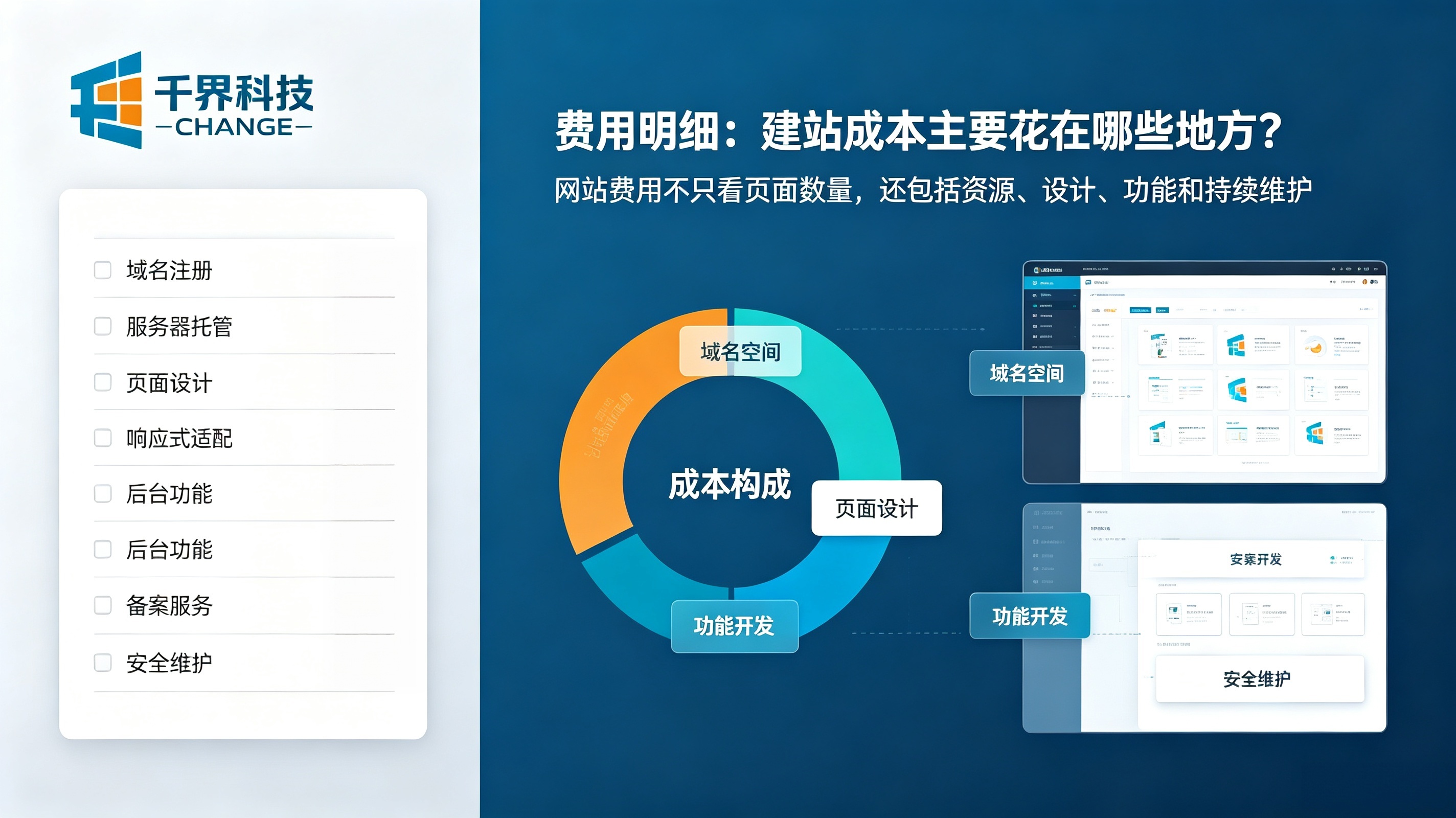 网站建设费用明细