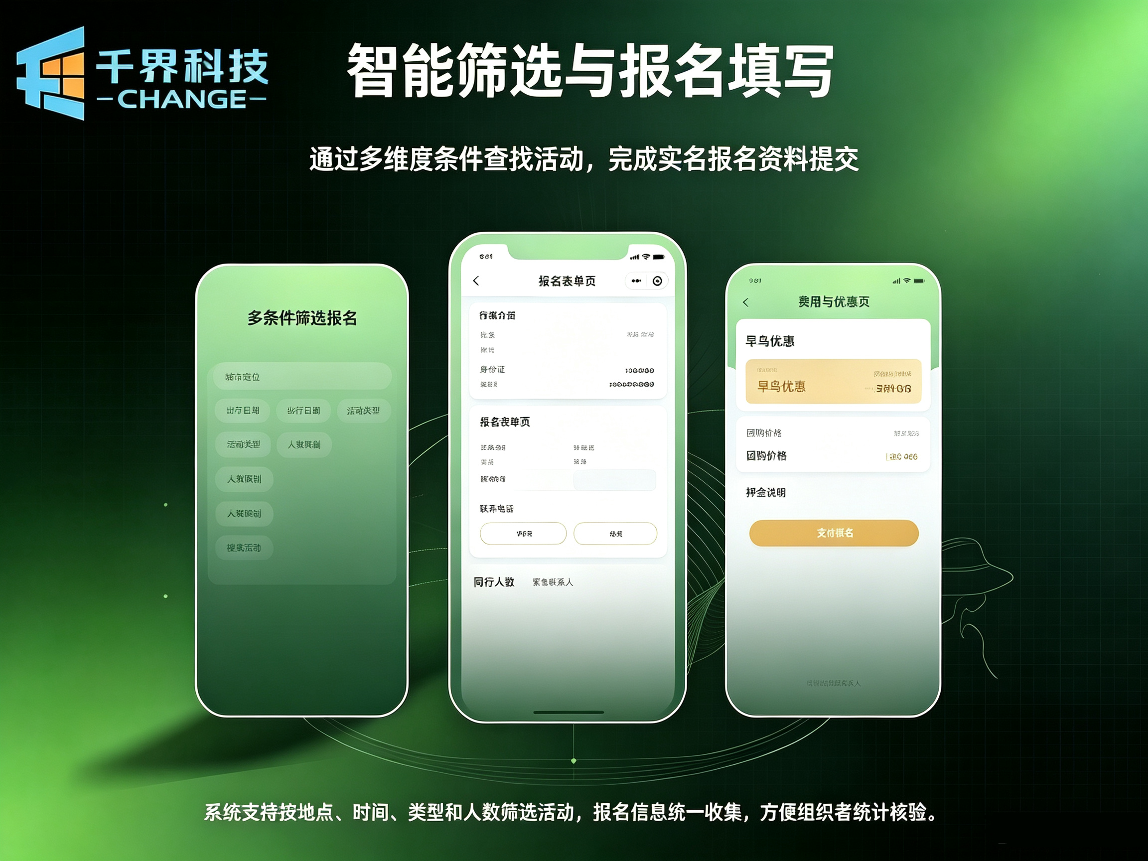 智能筛选与报名填写