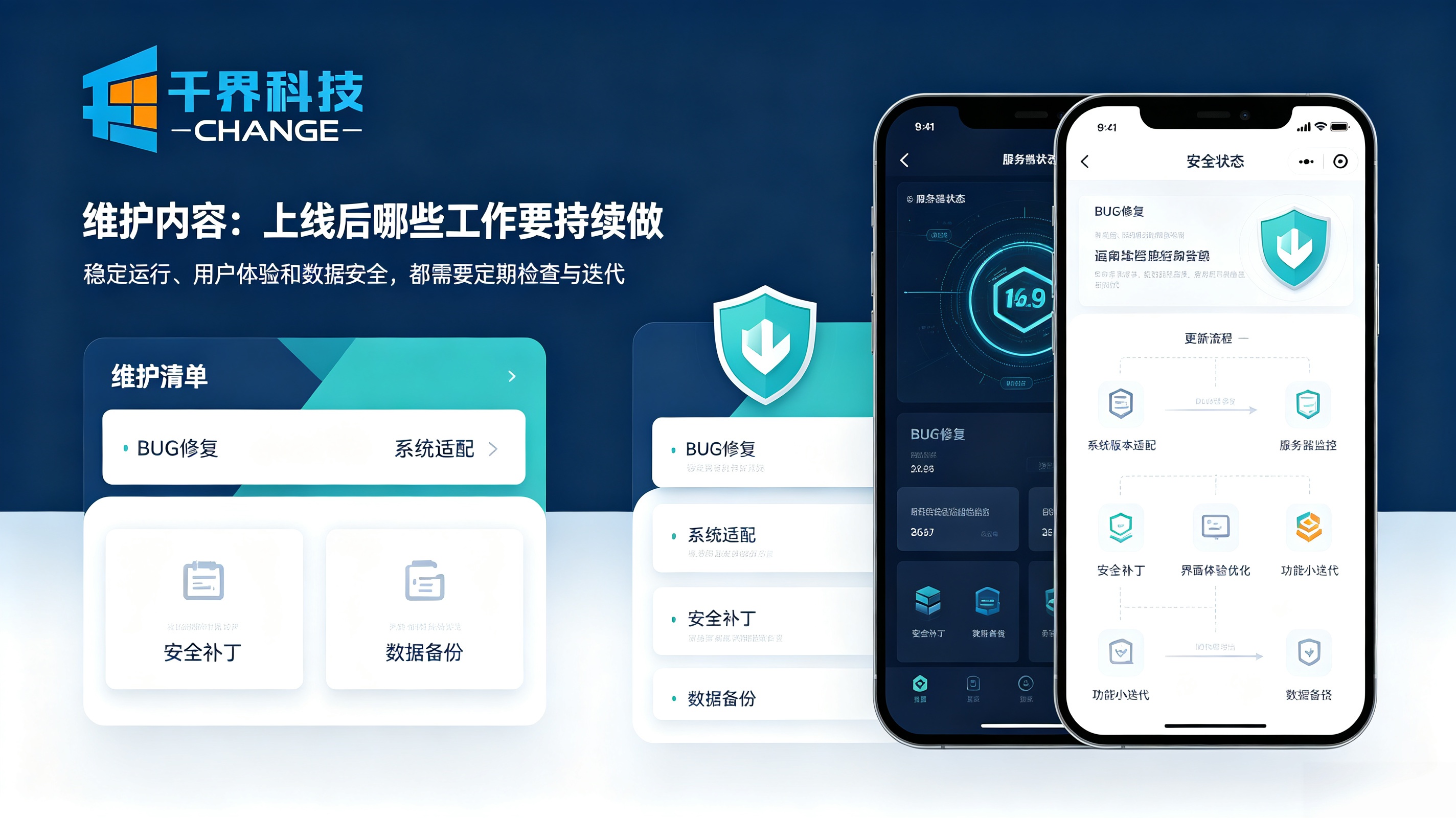 APP开发维护内容
