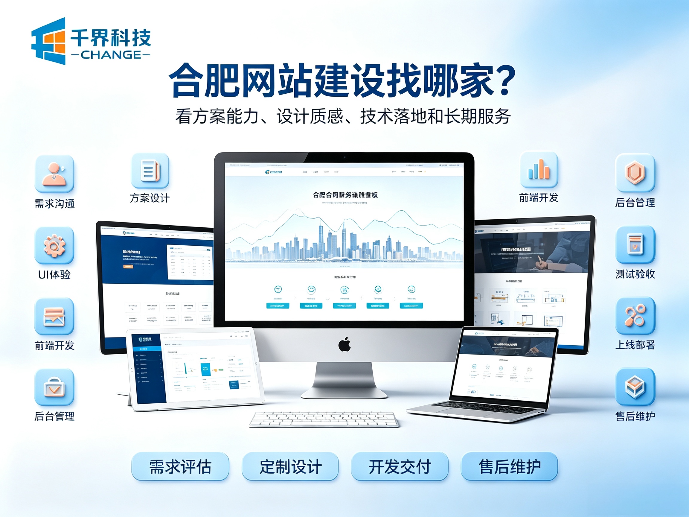 合肥网站建设找哪家？挑选服务商看哪些维度？