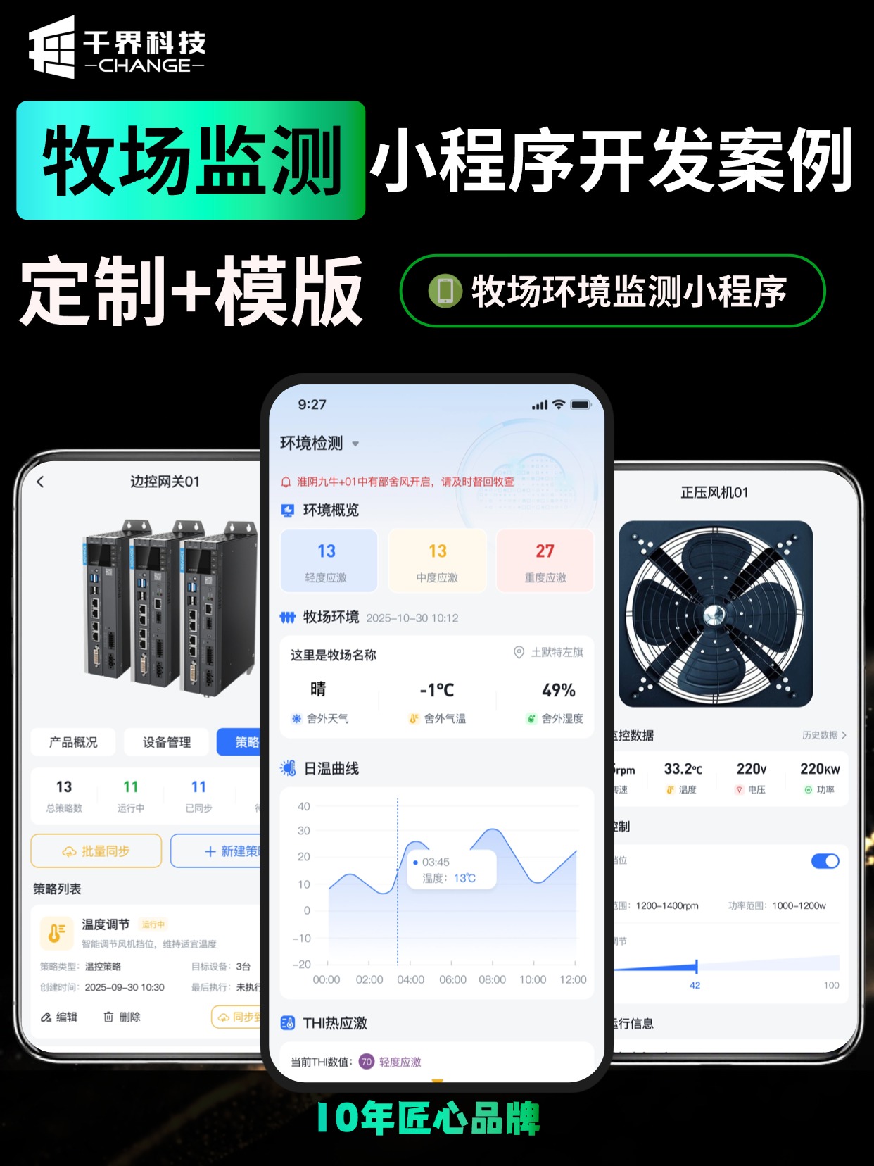 牧场环境监测小程序