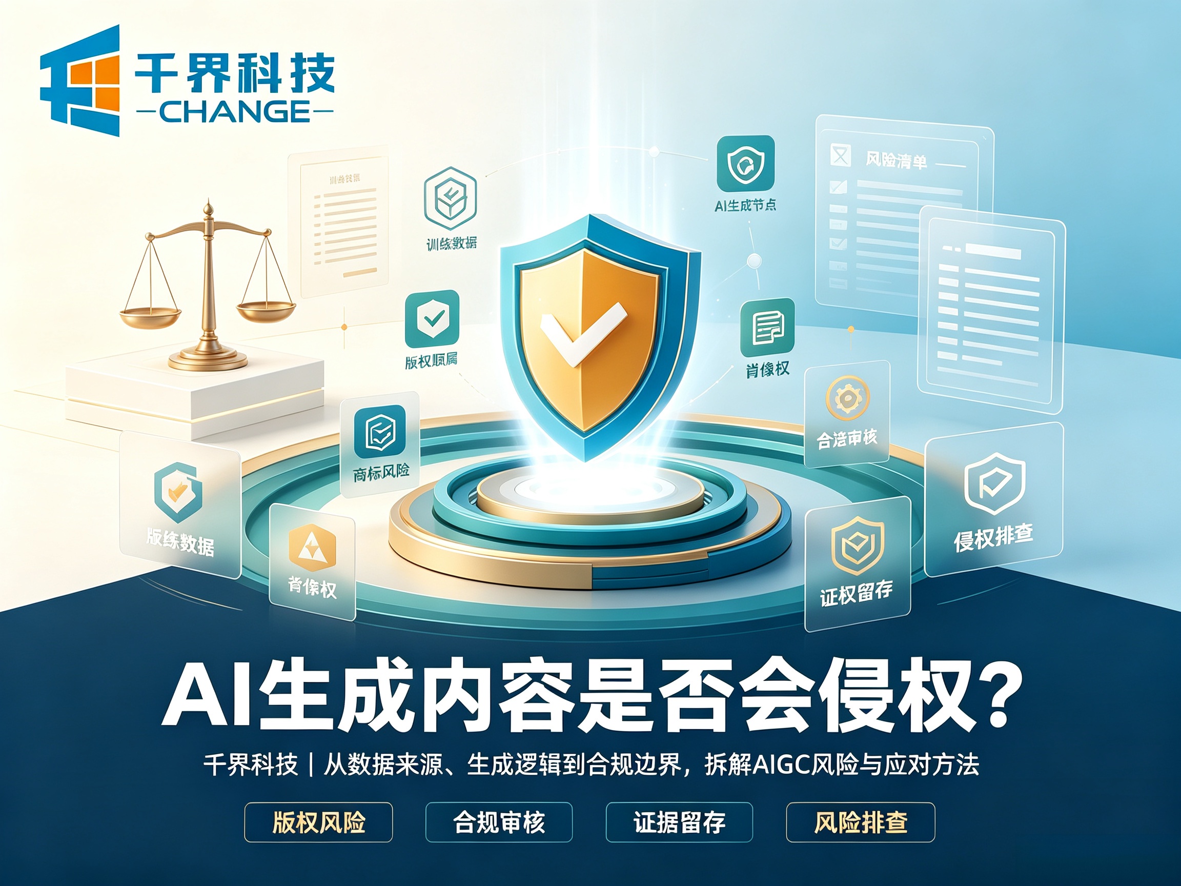 AI 生成内容会侵权吗？常见风险点一次性讲清楚|