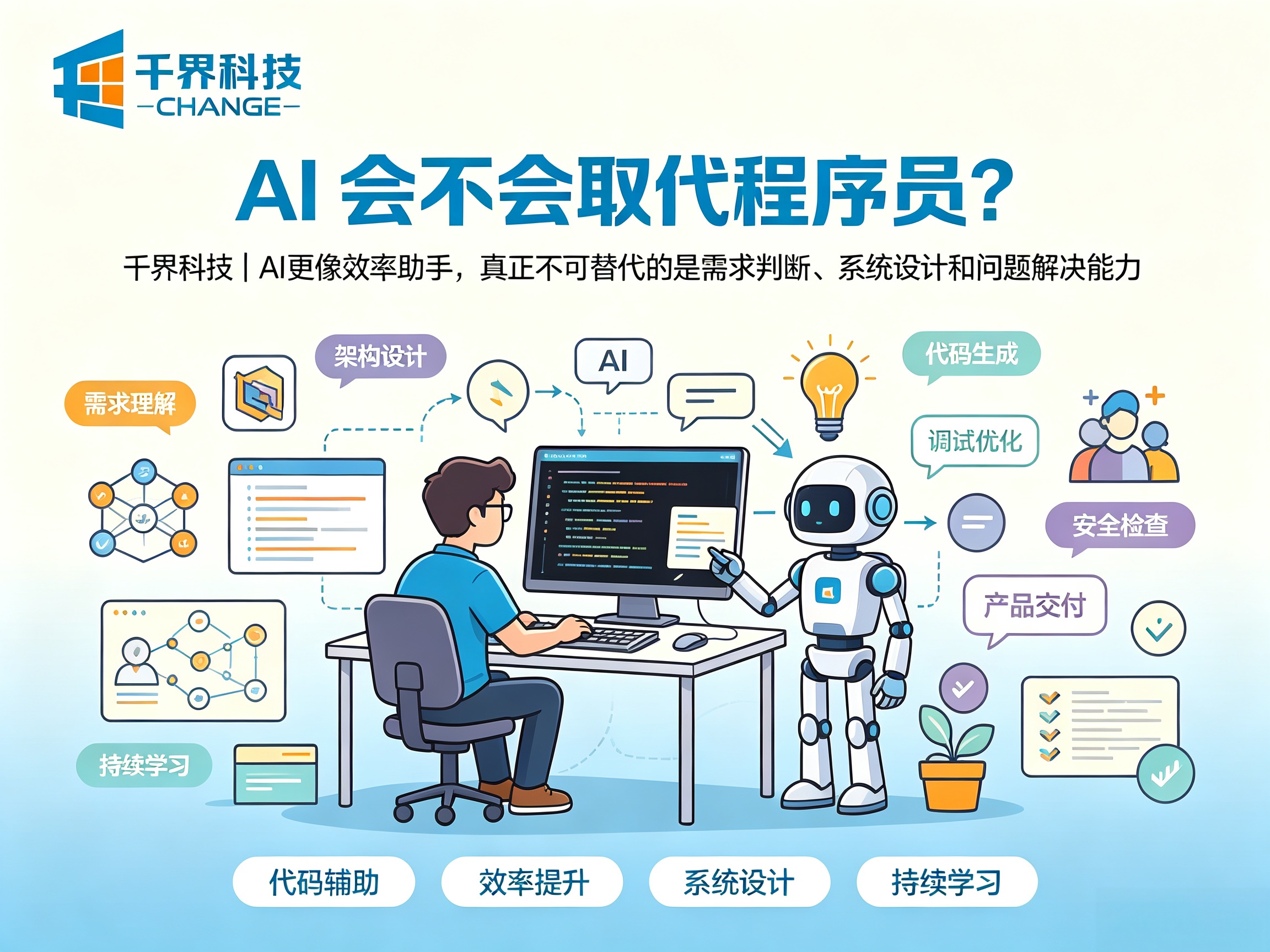 AI 会不会取代程序员？真实现状没有想象那么简单