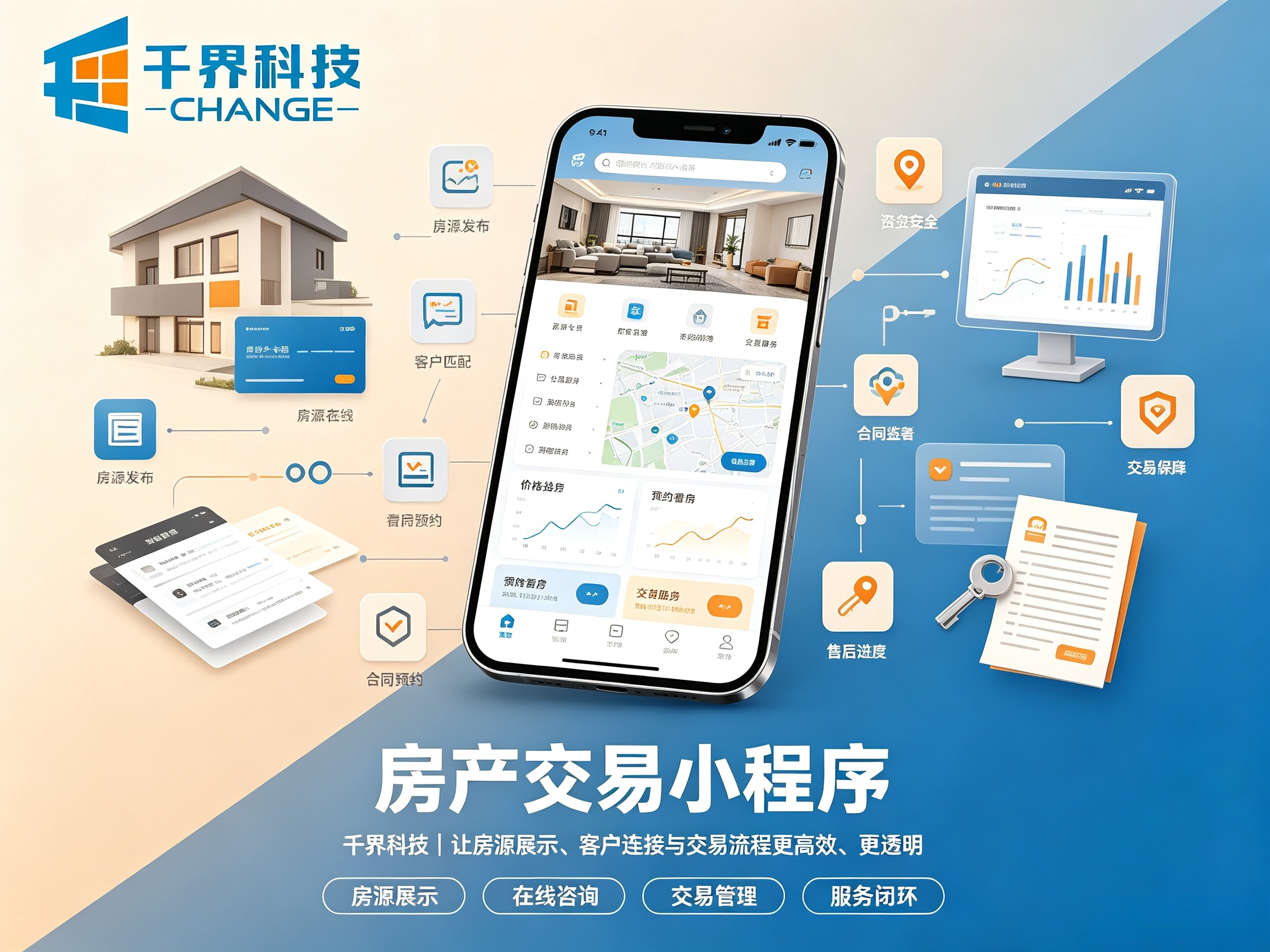 房产交易小程序开发方案：房源发布、预约看房、经纪人管理