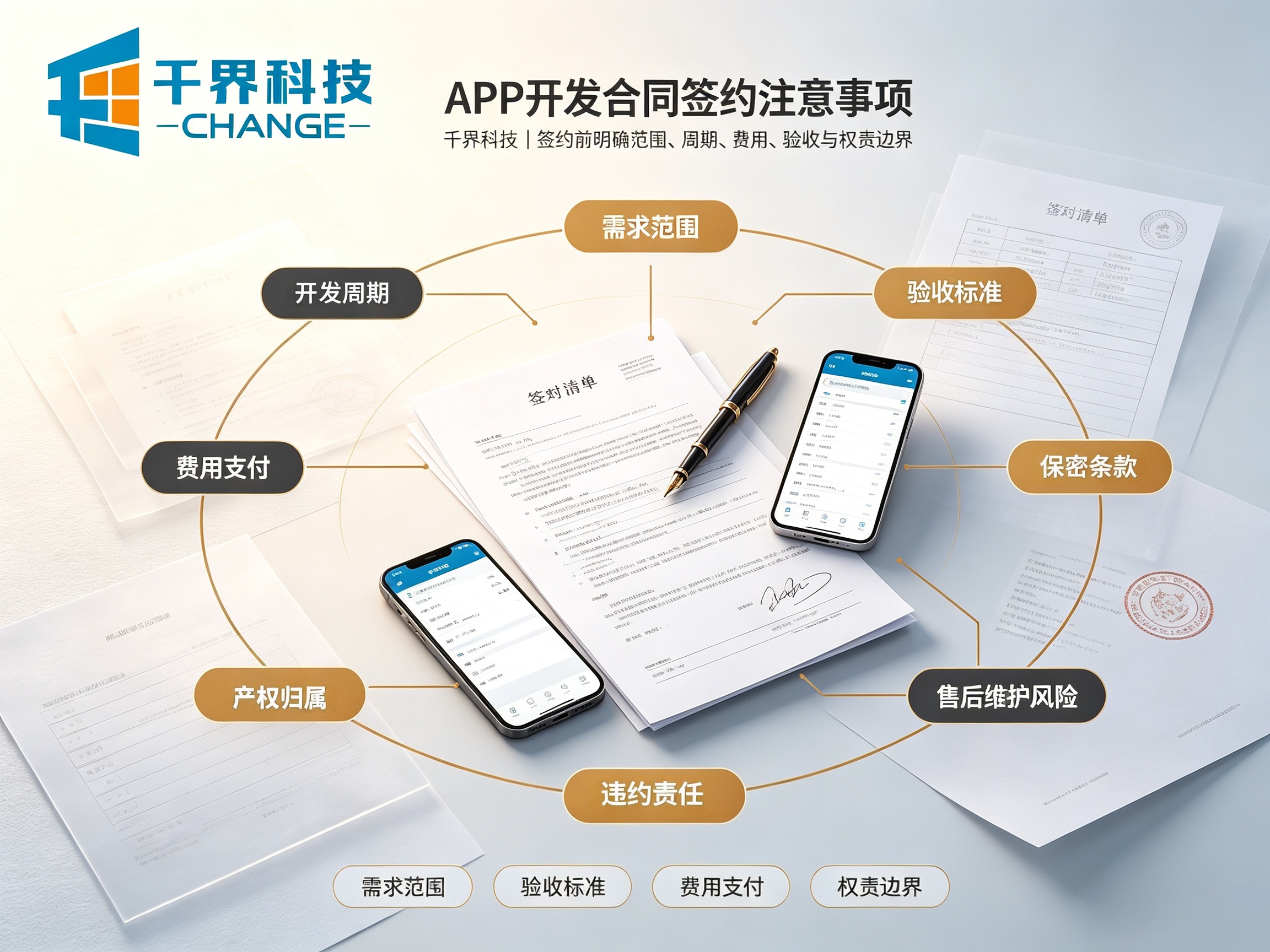 合肥找 APP 外包公司，签订合同时重点要看哪些条款？