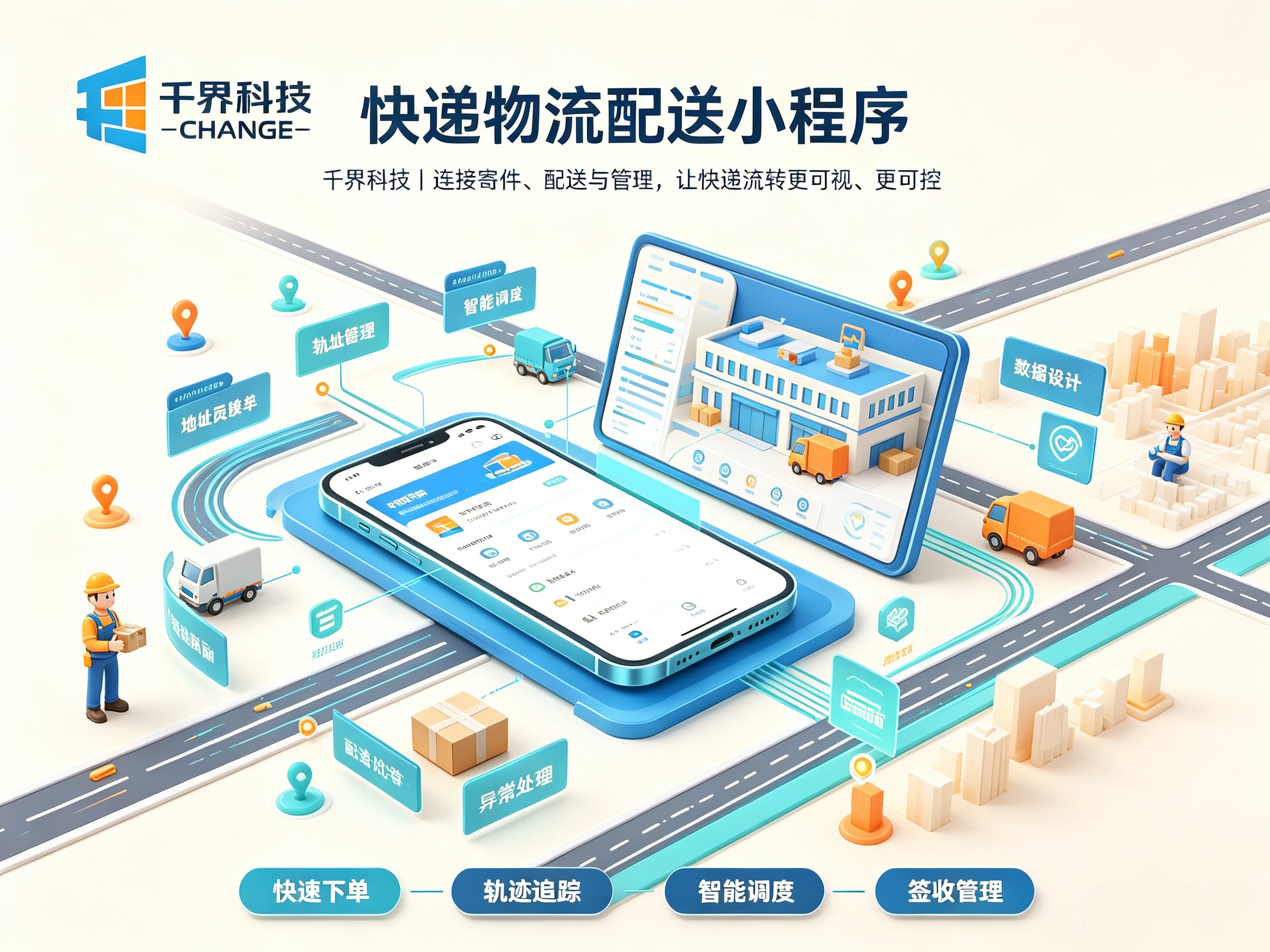 快递物流配送小程序开发多少钱？功能与报价